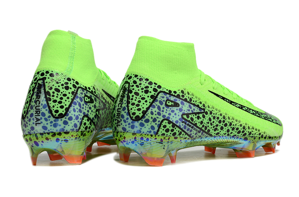 Mercurial Superfly 10 Elite FG Green Leopard