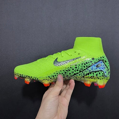 Mercurial Superfly 10 Elite FG Green Leopard