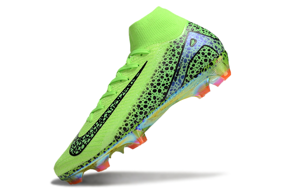 Mercurial Superfly 10 Elite FG Green Leopard